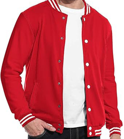 Varsity Jacket Brand - Slim Fit Cotton Letterman Baseball Wool