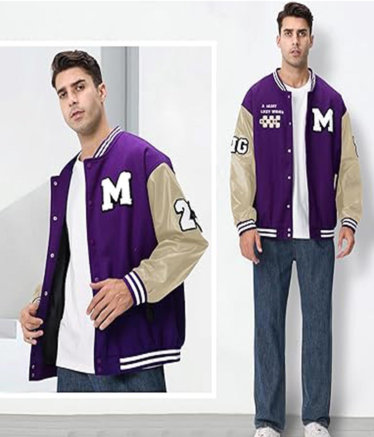 Varsity Jacket Co Baseball Bomber Streetwear